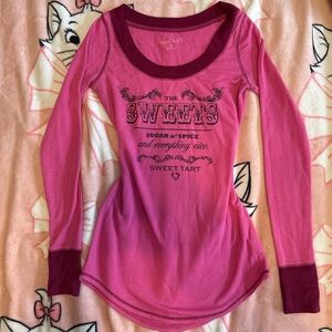 y2k vintage top by sweet tart